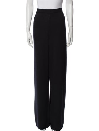 St. John Collection Wool Wide Leg Pants