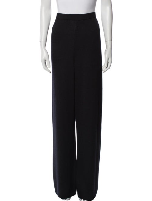 St. John Collection Wool Wide Leg Pants