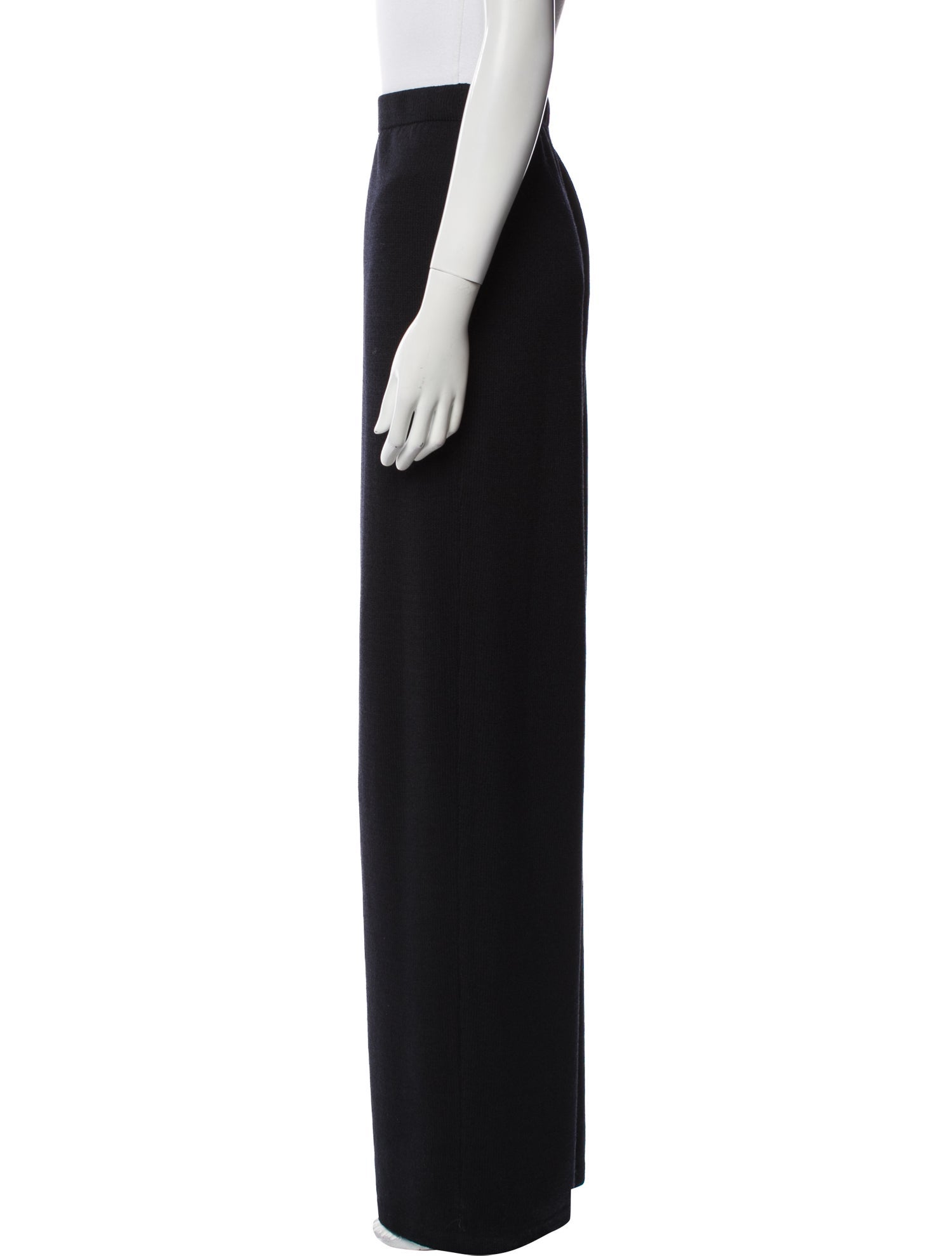 St. John Collection Wool Wide Leg Pants