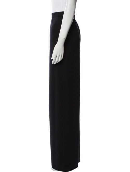 St. John Collection Wool Wide Leg Pants
