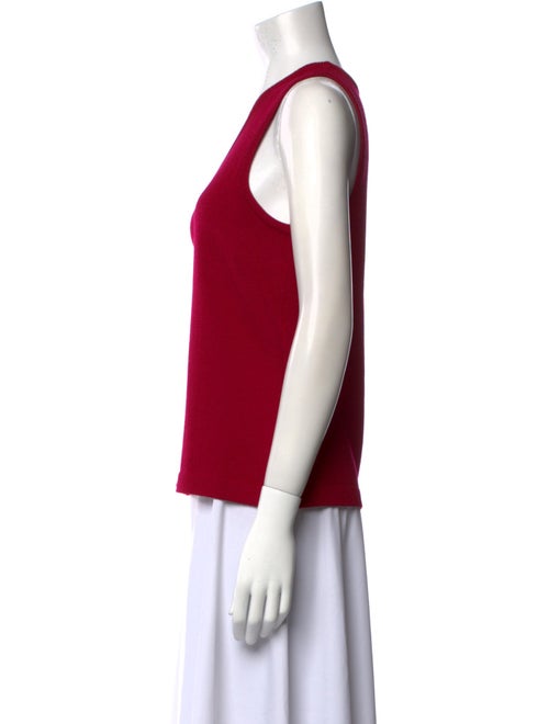 St. John Collection Wool Scoop Neck Top