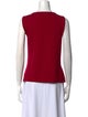 St. John Collection Wool Scoop Neck Top