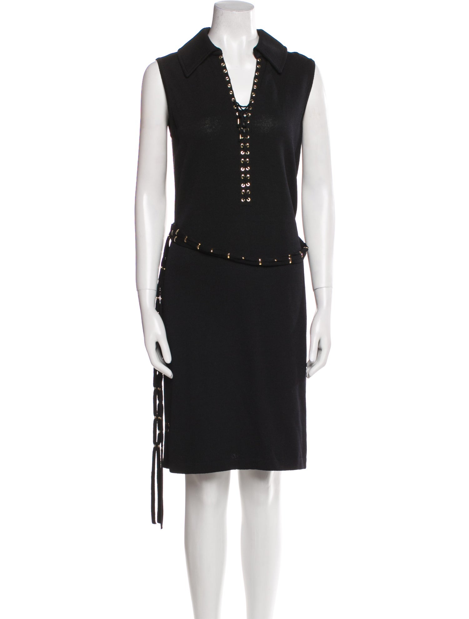 St. John Collection Wool Knee-Length Dress