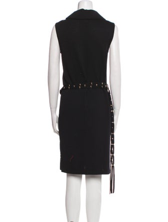 St. John Collection Wool Knee-Length Dress