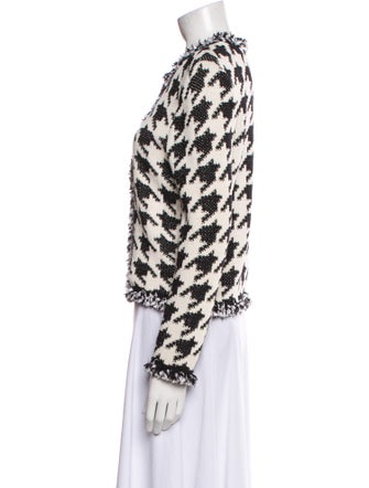 St. John Collection Houndstooth Print Jacket