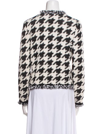 St. John Collection Houndstooth Print Jacket