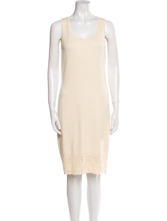 St. John Collection Wool Knee-Length Dress