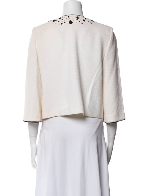 St. John Collection Wool Printed Evening Jacket