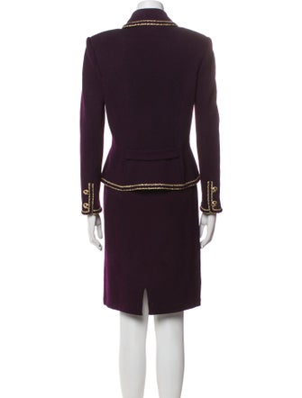 St. John Collection Wool Skirt Set