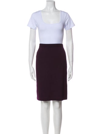 St. John Collection Wool Skirt Set
