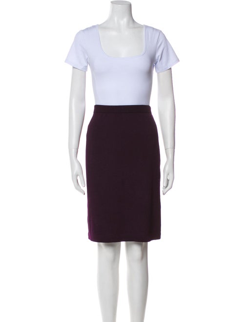 St. John Collection Wool Skirt Set