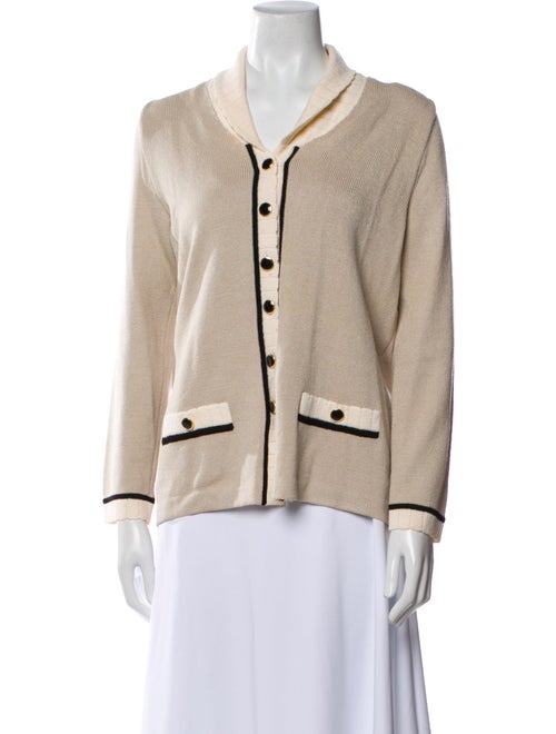 St. John Collection Cashmere V-Neck Sweater