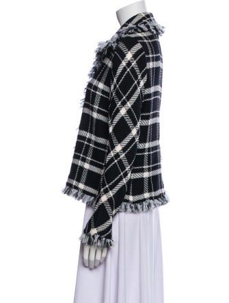 St. John Collection Plaid Print Jacket