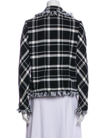 St. John Collection Plaid Print Jacket