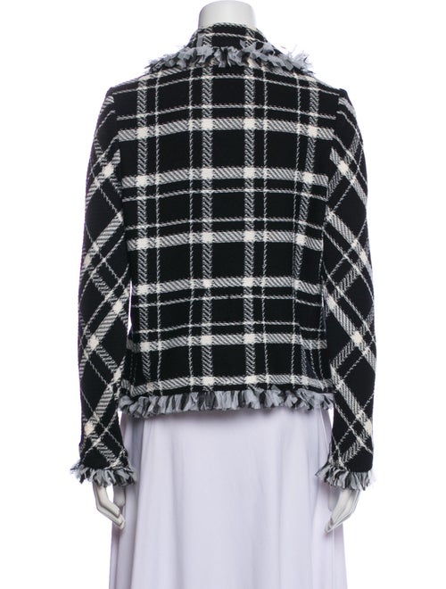 St. John Collection Plaid Print Jacket