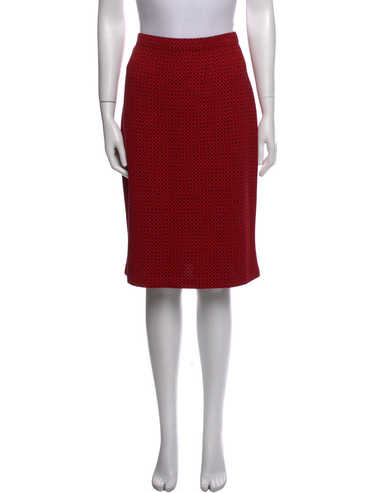 St. John Collection Wool Knee-Length Skirt