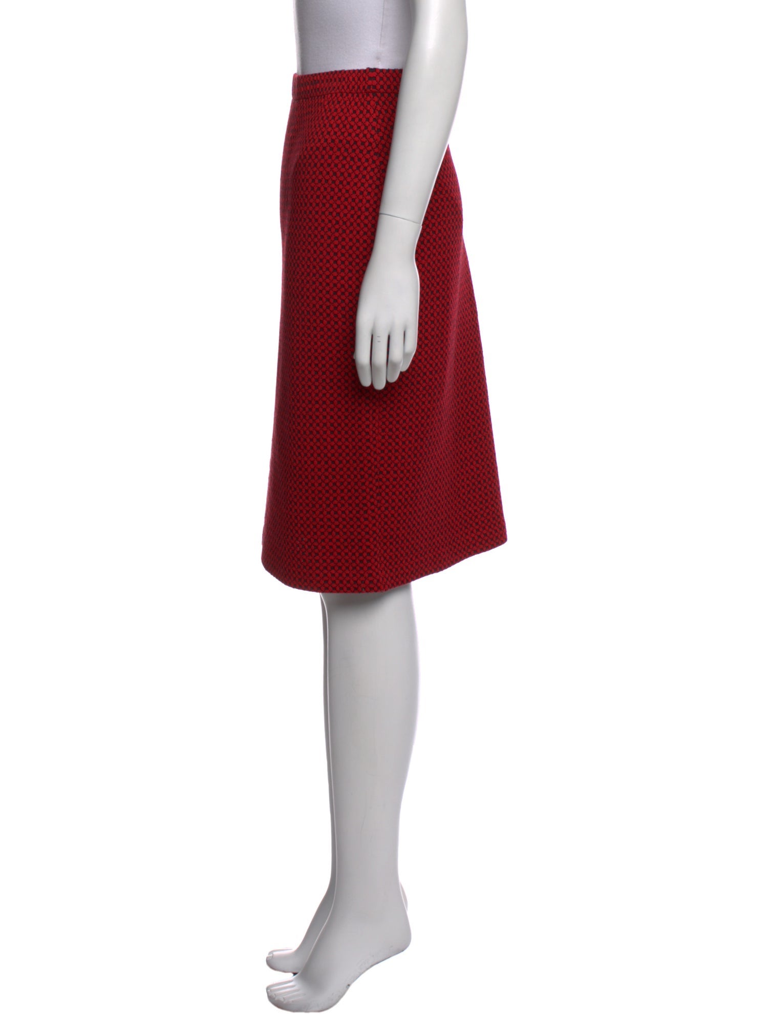 St. John Collection Wool Knee-Length Skirt
