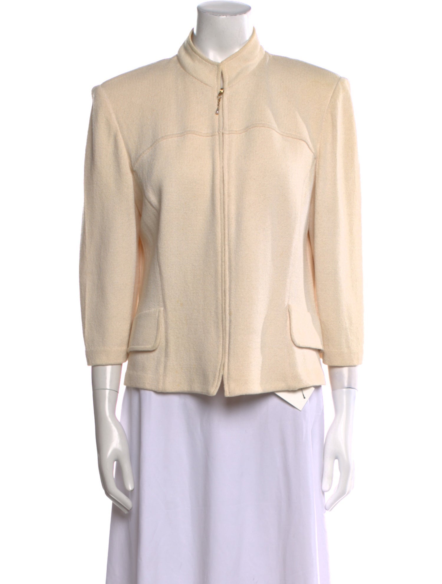 St. John Collection Mock Neck Sweater