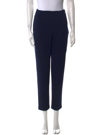 St. John Collection Wool Straight Leg Pants