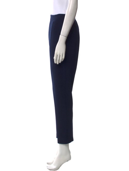 St. John Collection Wool Straight Leg Pants