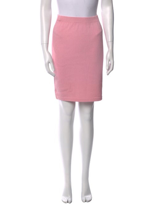 St. John Collection Scalloped Accent Knee-Length Skirt