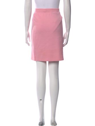 St. John Collection Scalloped Accent Knee-Length Skirt