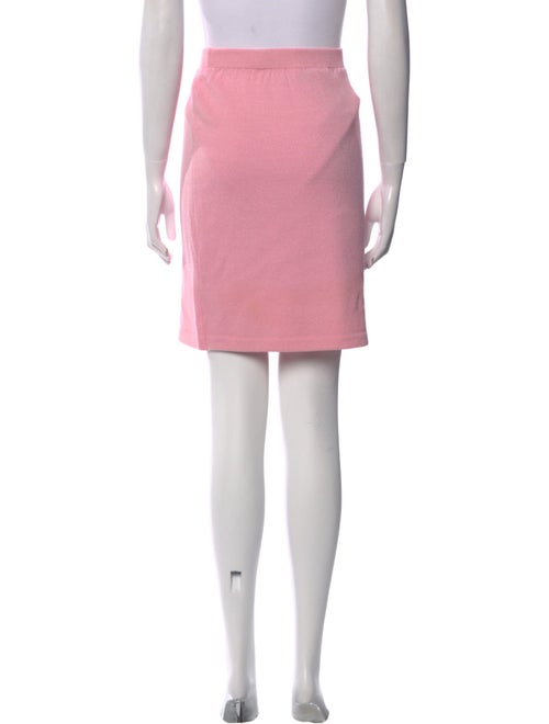 St. John Collection Scalloped Accent Knee-Length Skirt