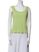 St. John Collection Wool Scoop Neck Top