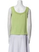 St. John Collection Wool Scoop Neck Top