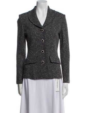 St. John Collection Tweed Pattern Blazer