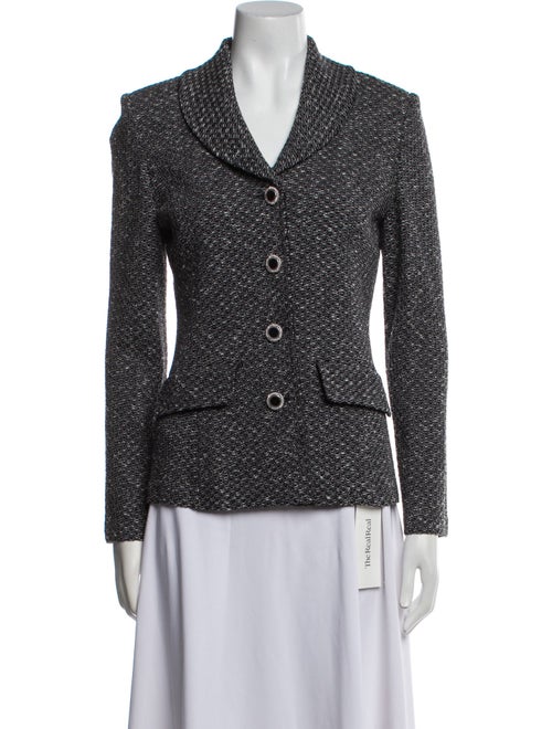 St. John Collection Tweed Pattern Blazer