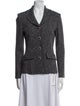 St. John Collection Tweed Pattern Blazer
