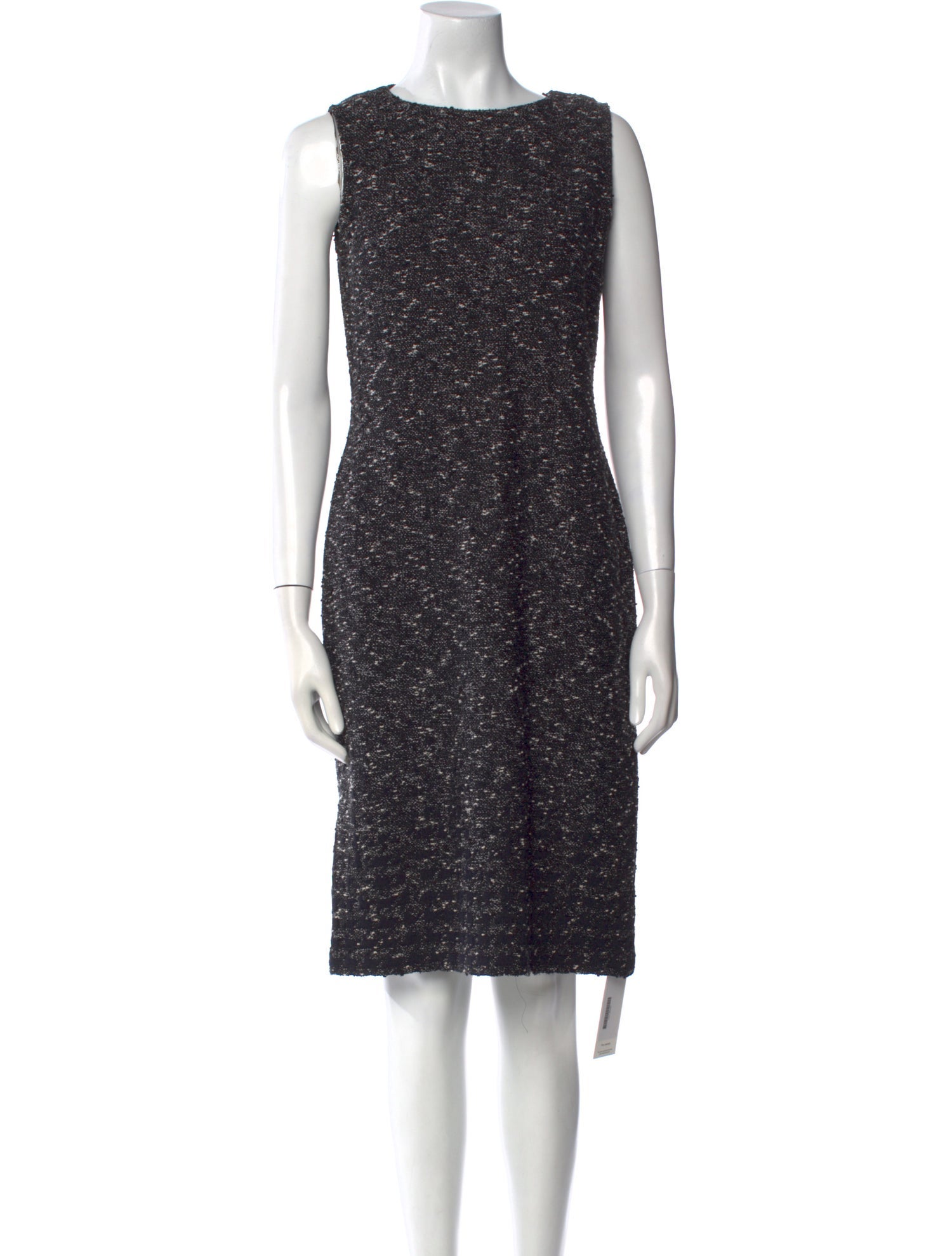 St. John Collection Bateau Neckline Knee-Length Dress