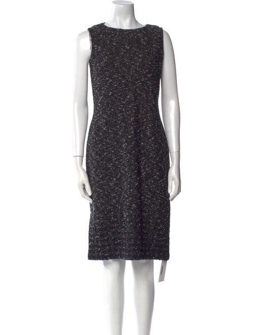 St. John Collection Bateau Neckline Knee-Length Dress