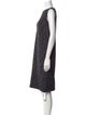 St. John Collection Bateau Neckline Knee-Length Dress