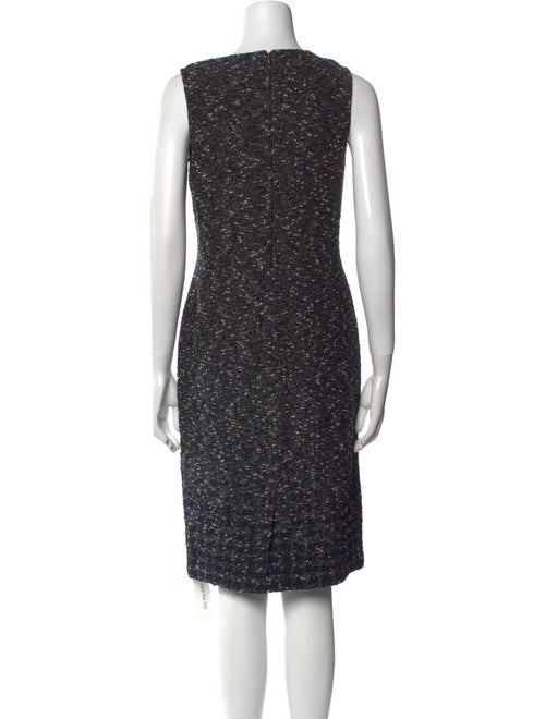 St. John Collection Bateau Neckline Knee-Length Dress