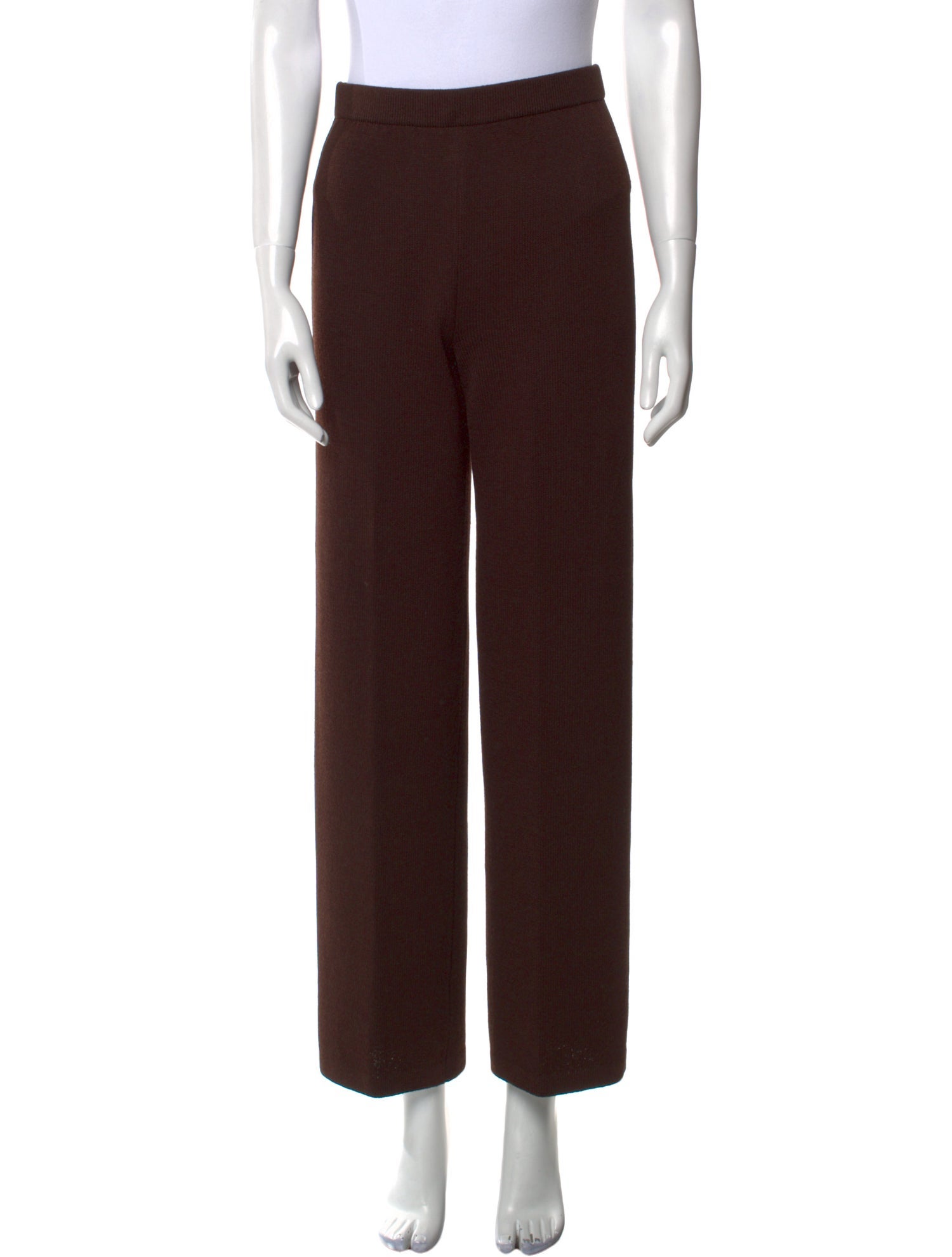 St. John Collection Wool Wide Leg Pants
