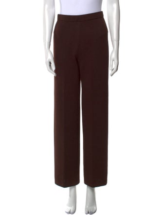 St. John Collection Wool Wide Leg Pants