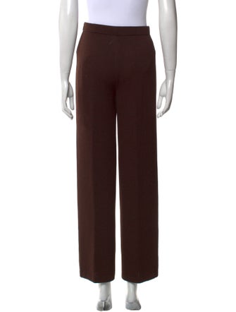 St. John Collection Wool Wide Leg Pants