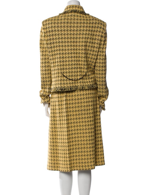 St. John Collection Patterned Skirt Set