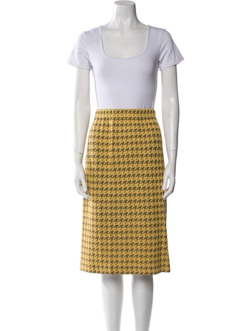 St. John Collection Patterned Skirt Set
