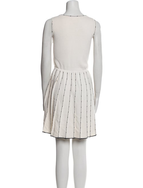 St. John Collection Scoop Neck Mini Dress