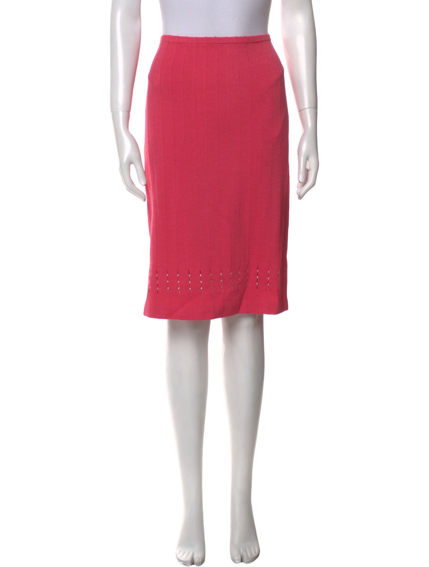 St. John Collection Wool Knee-Length Skirt