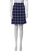 St. John Collection Plaid Print Knee-Length Skirt