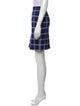 St. John Collection Plaid Print Knee-Length Skirt