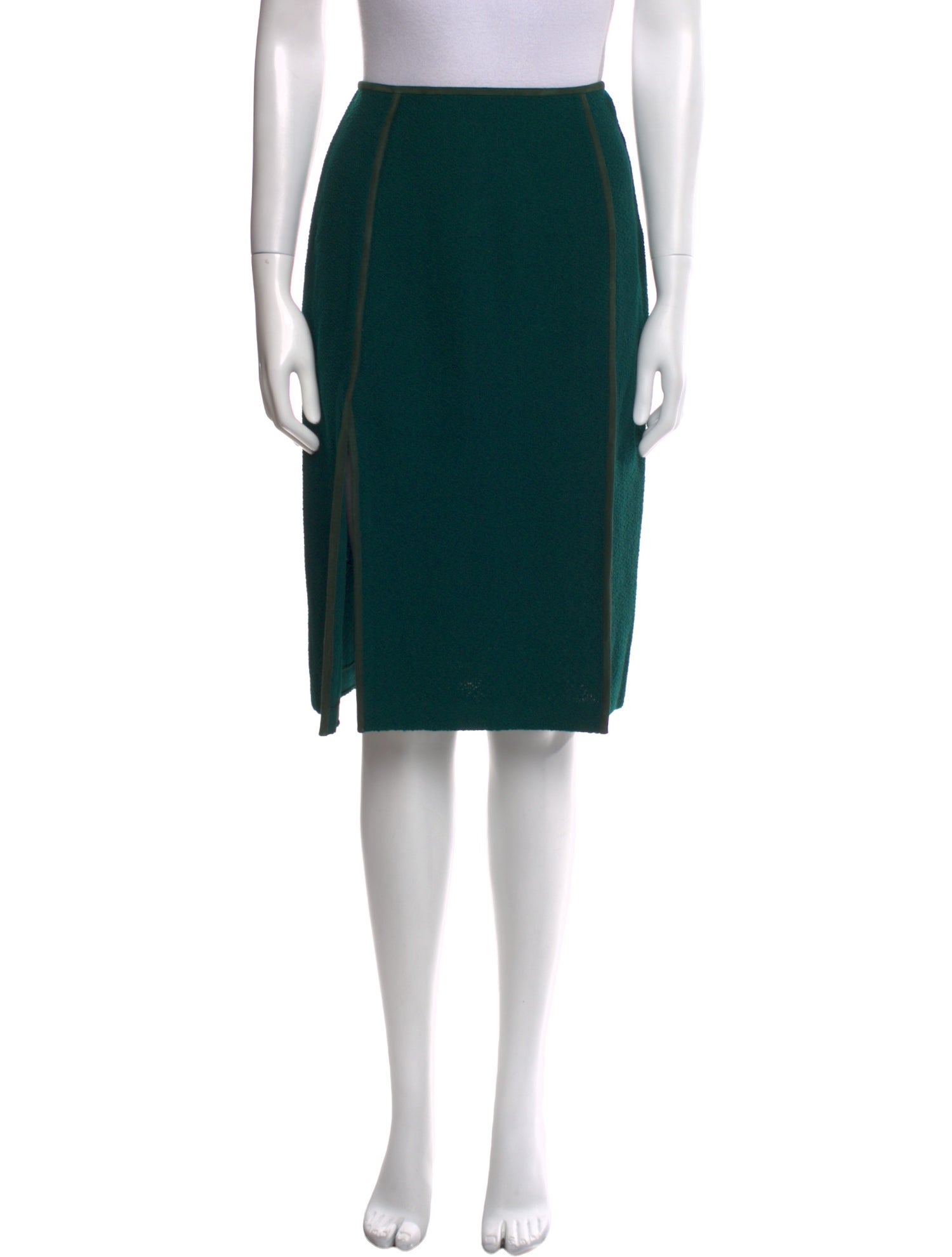St. John Collection Wool Knee-Length Skirt