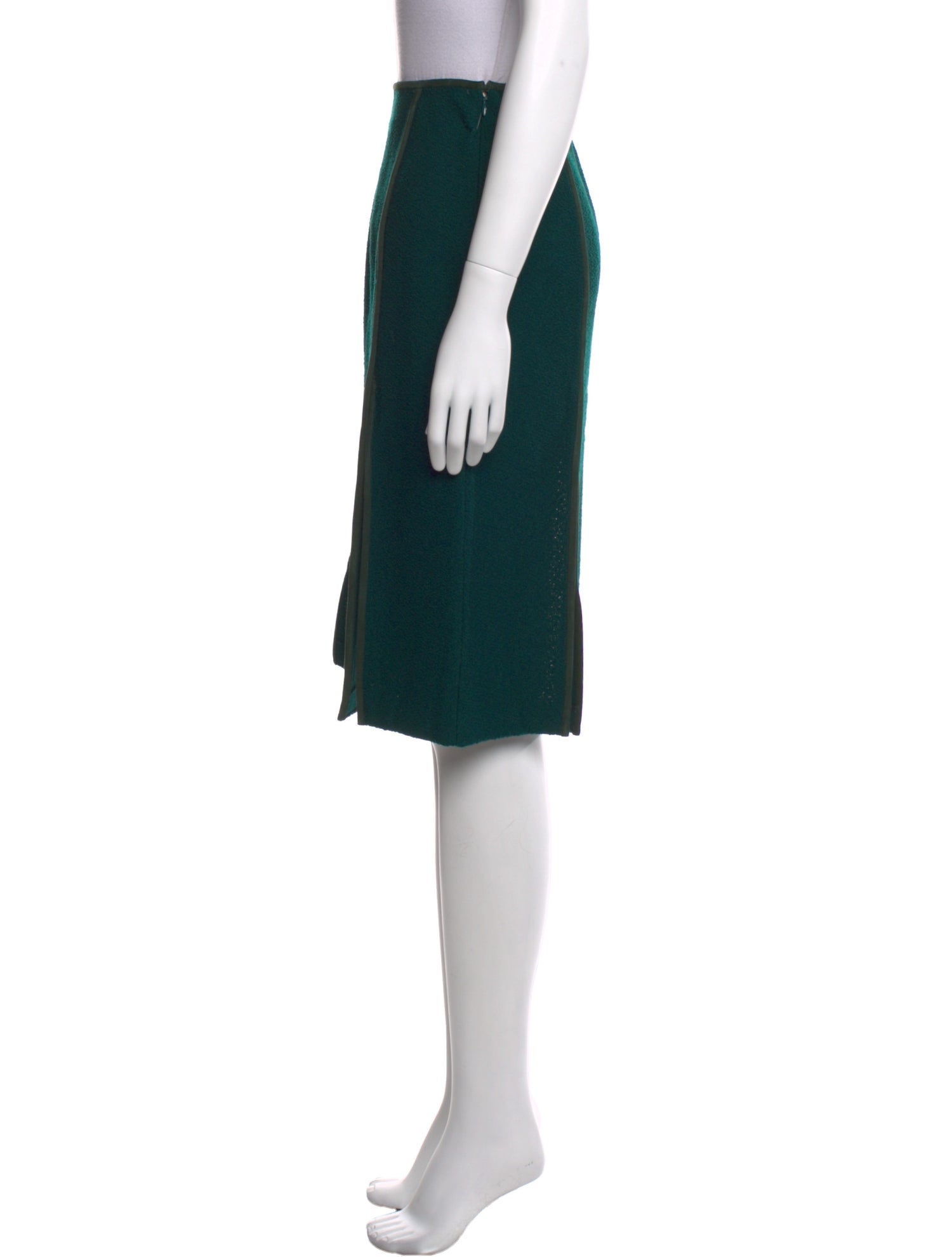 St. John Collection Wool Knee-Length Skirt