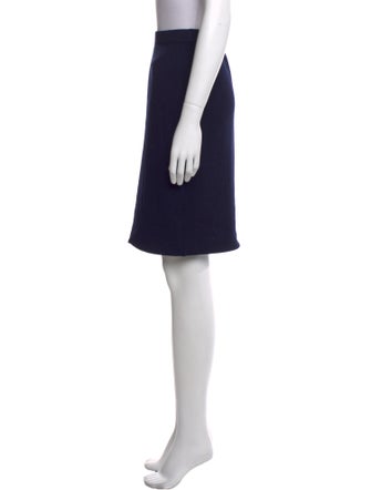 St. John Collection Wool Knee-Length Skirt
