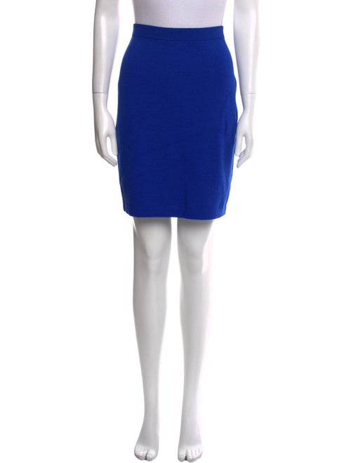 St. John Collection Wool Mini Skirt