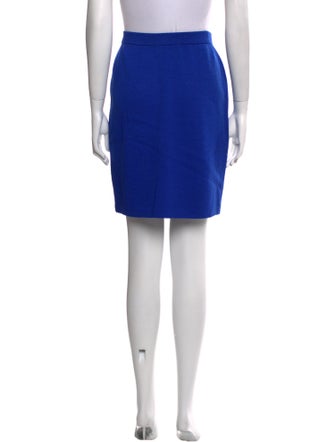 St. John Collection Wool Mini Skirt